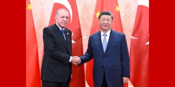 Xi Jinping meets Turkish President