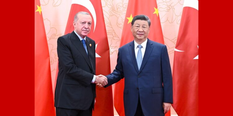 Xi Jinping meets Turkish President