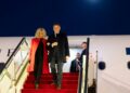 French President Emmanuel Macron arrives in Beijing for a state visit