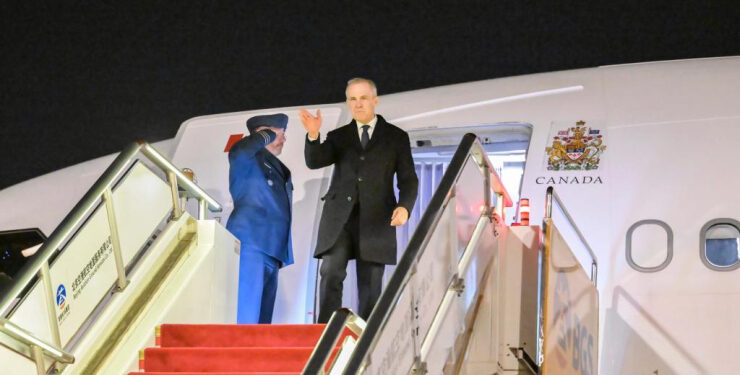 Canadian Prime Minister arrives in Beijing for an official visit