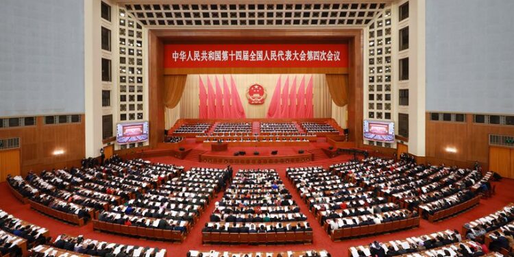 China’s national legislature begins annual session
