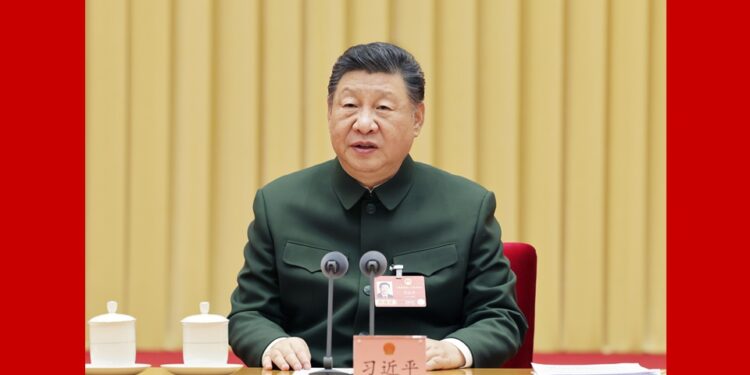 Xi stresses strengthening political loyalty in military to promote defense modernization