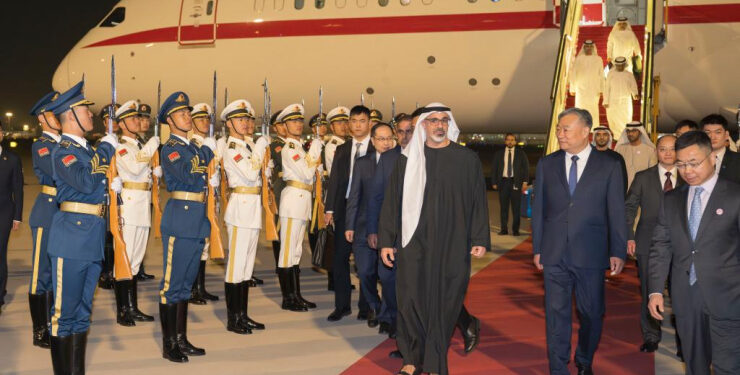Abu Dhabi Crown Prince arrives in Beijing for China visit