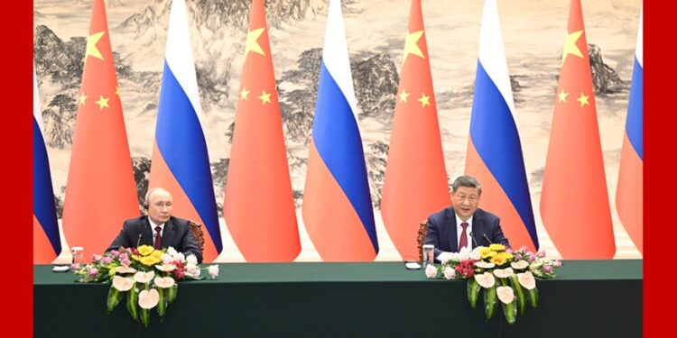Xi Jinping and Vladimir Putin jointly meet the press