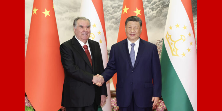 Xi Jinping holds talks with Tajik president
