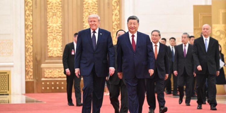 Xi Jinping holds welcome banquet in honor of Donald Trump