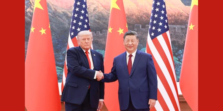 Xi Jinping meets with Donald Trump in Beijing