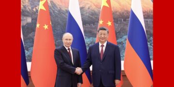 Xi Jinping meets with Vladimir Putin in Beijing