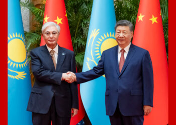 Xi Jinping meets Kazakh president in Shanghai